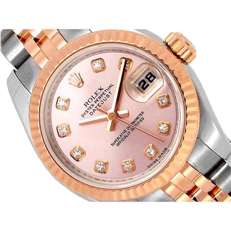 rolex 26mm rose gold & stainless date just|Rolex oyster perpetual 26 price.